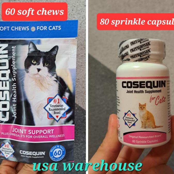 Cosequin Joint Health support for Cat vitamin sendi kucing