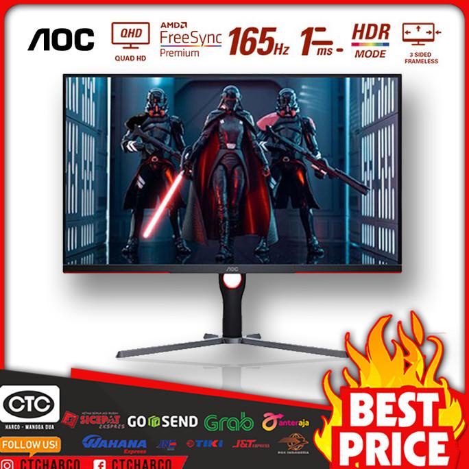 Monitor Led Aoc Q32G3Se 165Hz 1Ms Qhd Srgb Hdmi Dp - Gaming Monitor Helgariandistore