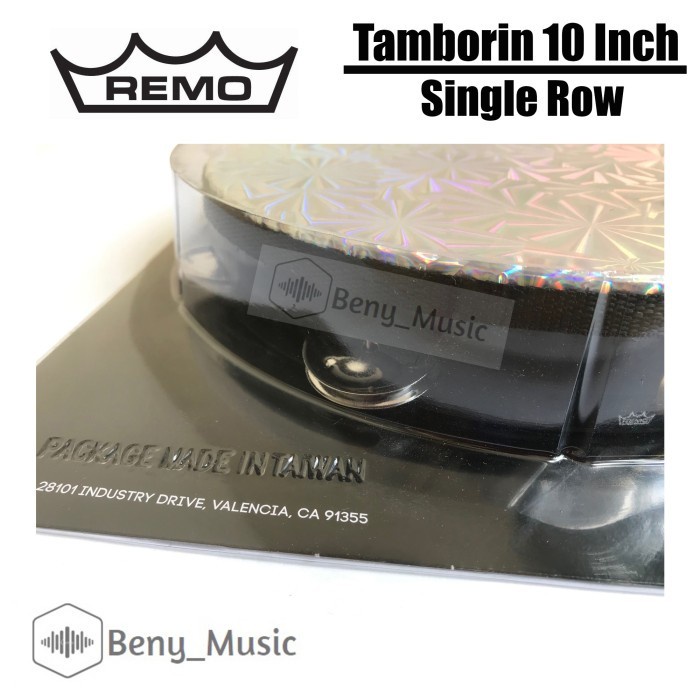 Tamborin - Tambourine Remo 10 Inch Single / Double Row Tamborin Original Non Cod