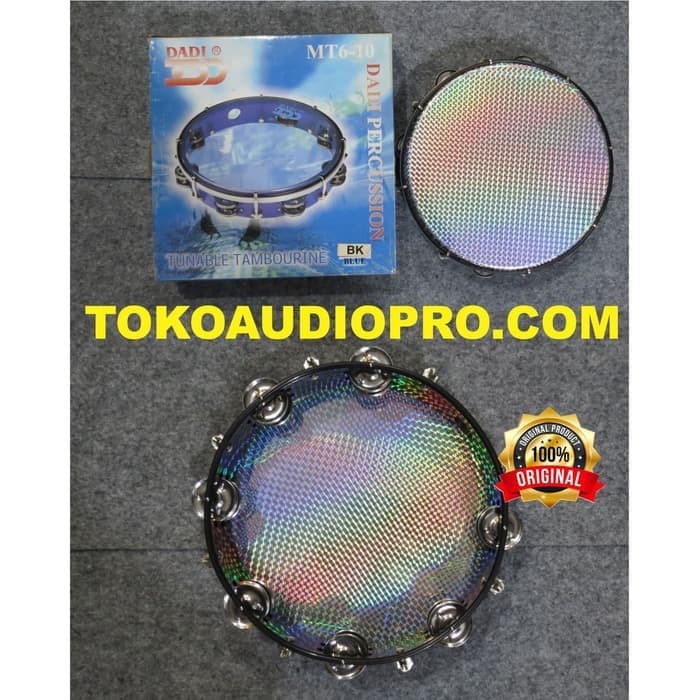 Tamborin - Tamborin Hologram Dadi 10 Inch