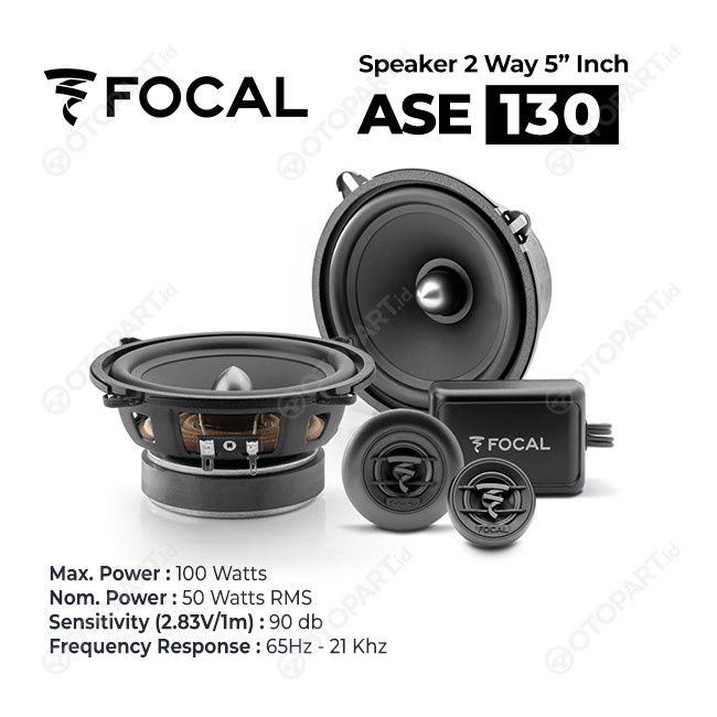 Speaker FOCAL Auditor ASE 130 Split 2 Way Kit 5 inch