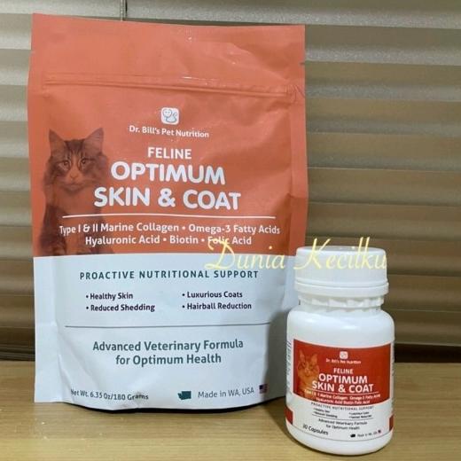 Dr Bills Feline Optimum Skin & Coat Vitamin Bulu Kucing