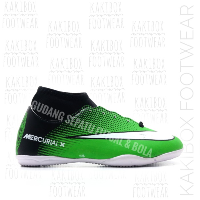 Promo Sepatu Futsal Anak Bonus Kaos Kaki / Deker Nike Mercurial Boots