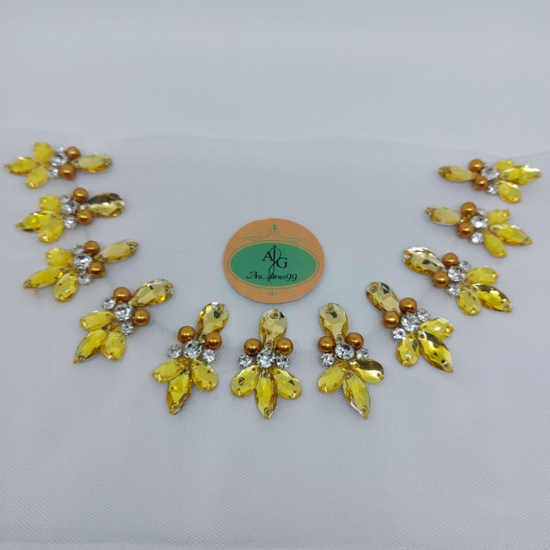 Payet Rangaki Diamon/Payet Rangkai Leher/Payet Mutiara Diamon/Payet Mutiara Berat Sintetis/Payet
