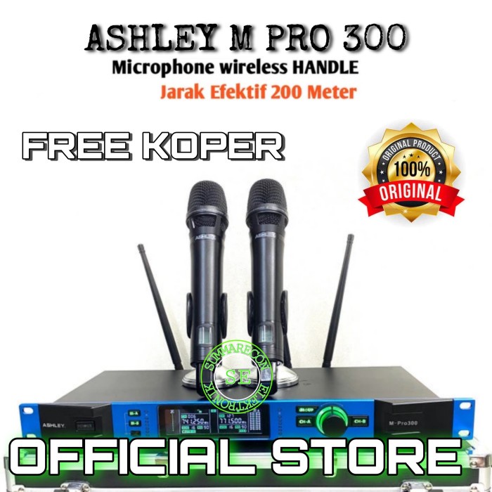 Mic wireless ashley m pro 300 original