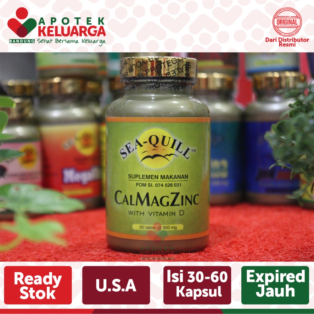 Sea-Quill Calmagzinc 30 Tablet - APOTEK RESMI