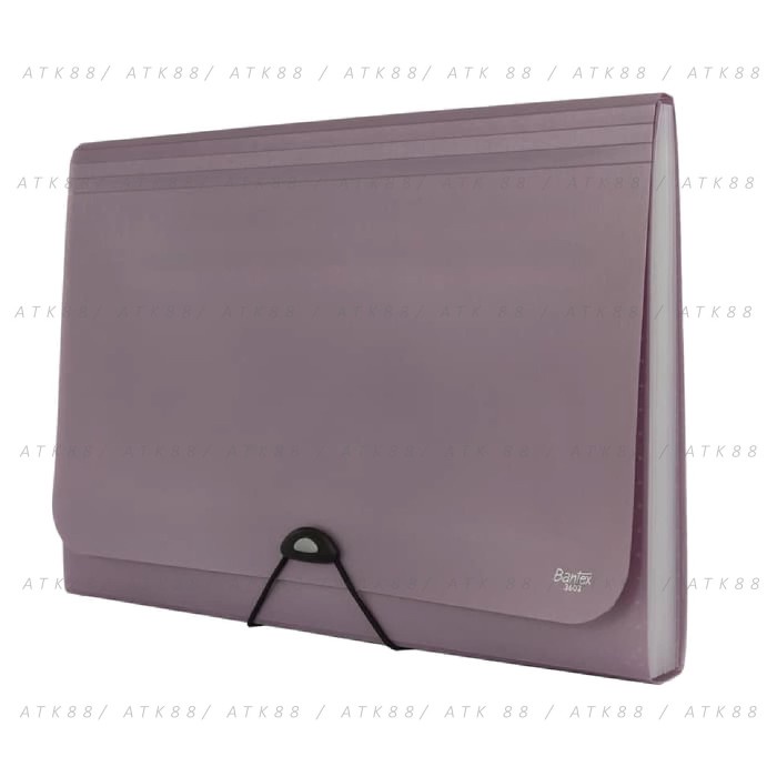 

New Bantex Expanding File With Zipper Pocket Folio #3602 Original