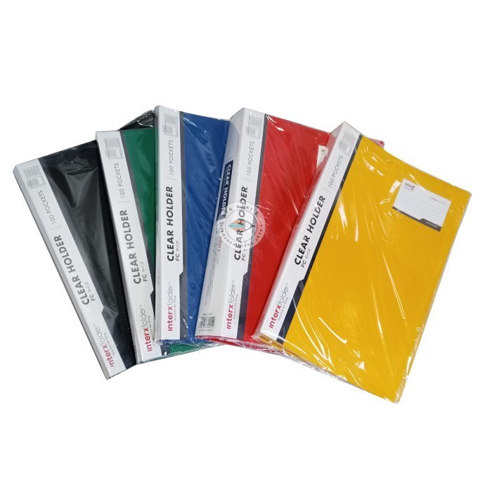 

Asli Inter X Clear Holder Folio Isi 100 Lembar + Cover Box Tebal - Warna Best Seller