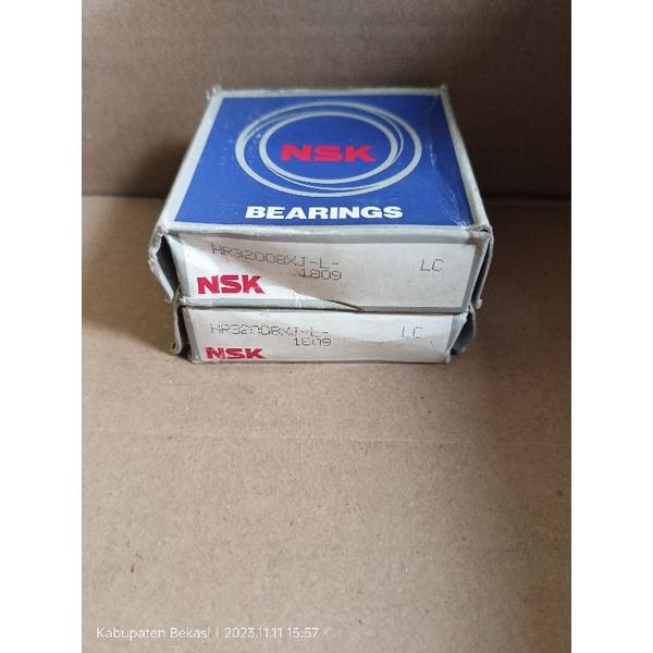 32008 / 32008 XJ / HR32008XJ-L NSK Tapered Roller Bearing 40X68X19