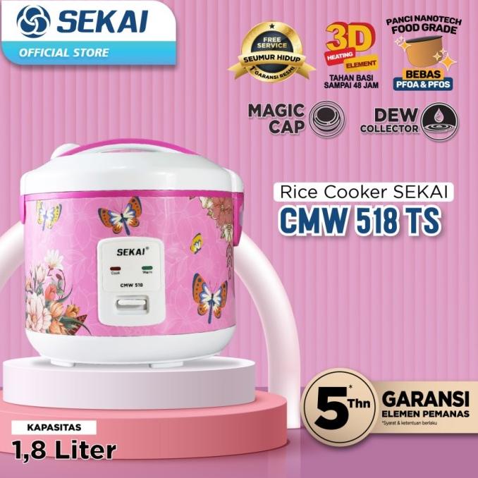 Sekai Rice Cooker / Penanak Nasi CMW 518