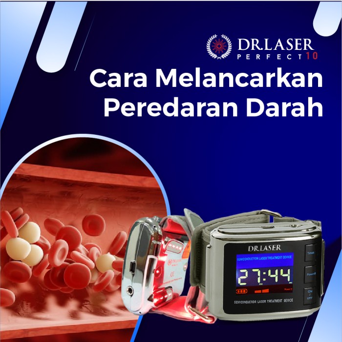 Dr. Laser perfect 10 original asli bergaransi jam kesehatan Erin MI