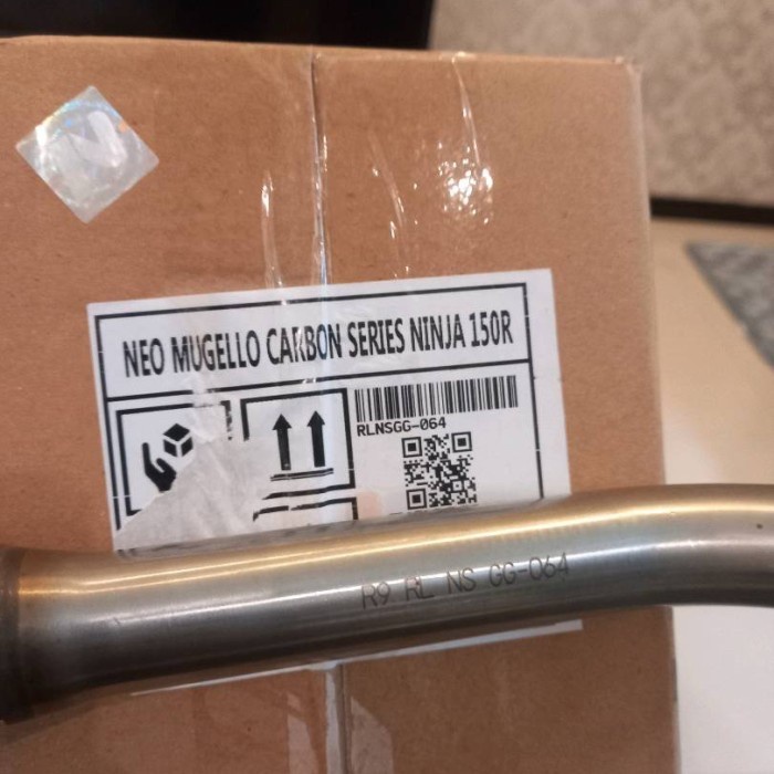 NEW KNALPOT R9 NINJA 150 RR / R - NEO MUGELLO CARBON ORIGINAL TERBARU
