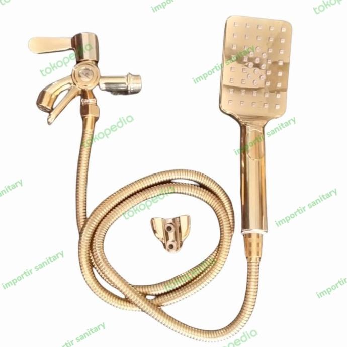 shower set gold,shower + kran gold,shower mandi gold + kran cabanggold