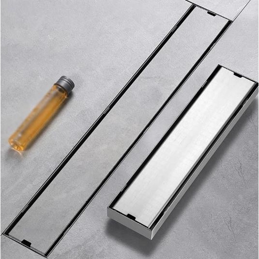Floor Drain Saringan Air Panjang Minimalis Lubang Samping