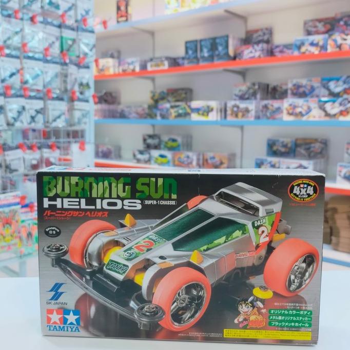 Promo Tamiya Body + Decal Burning Sun Helios (Super 1 Chassis) Limited Edition (boy00j.apa)