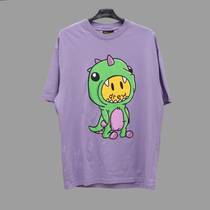 DREW HOUSE DINO IN PURPLE TEE ORIGINAL KAOS PRIA WANITA BRANDED HYPE - S
