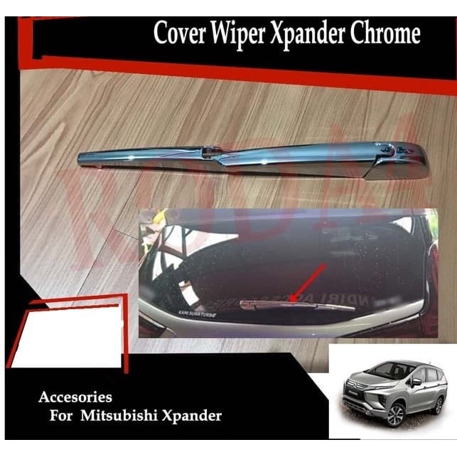 Cover Wiper Belakang Xpander Chrome - Garnish Wiper Xpander Chrome star