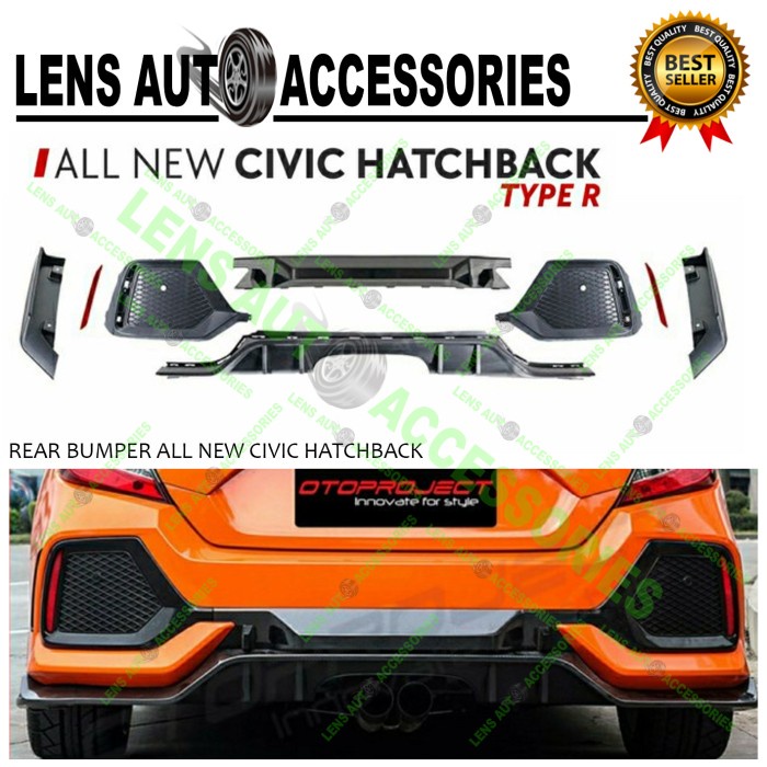 REAR BUMPER CIVIC HATCJBACK TYPE R - BUMPER BELAKANG CIVIC HATCHBACK termurah