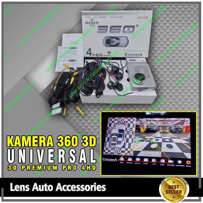 CAMERA 360 MOBIL UNIVERSAL 3D PREMIUM PRO 4HD termurah