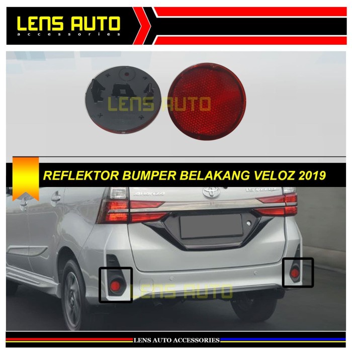 Reflektor Bumper Belakang Avanza Veloz 2019 termurah