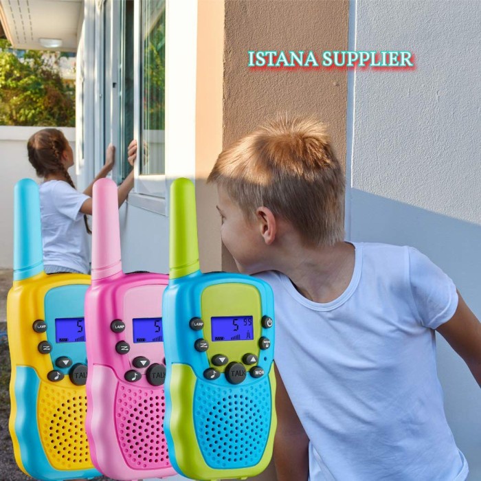 Mainan Ht Alat Komunikasi Jarak Jauh Walkie Talkie Anak Terbaru Keren Ready