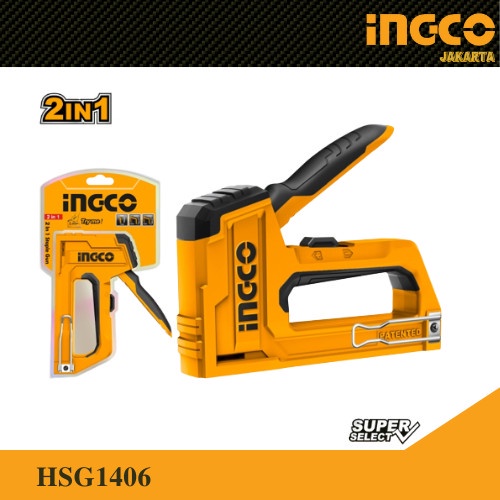 

Staples Gun 2-In-1 / Stapler Steples Staple Gun Ingco Hsg1406