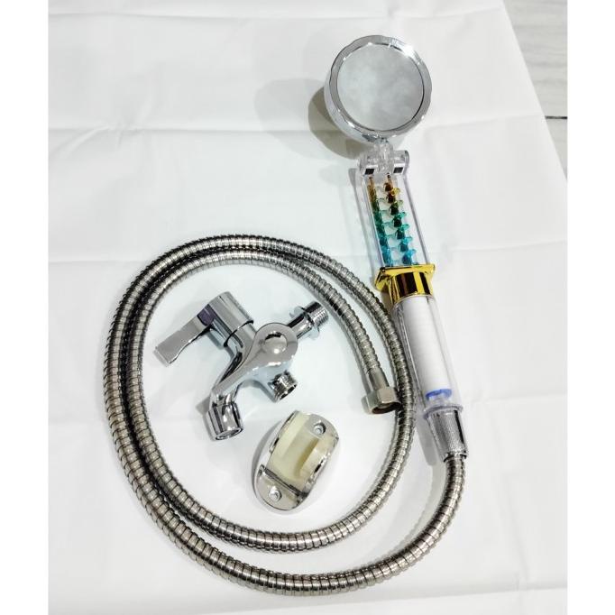 Set Shower Lipat Baling dengan Kran Cabang Kamar Mandi Murah