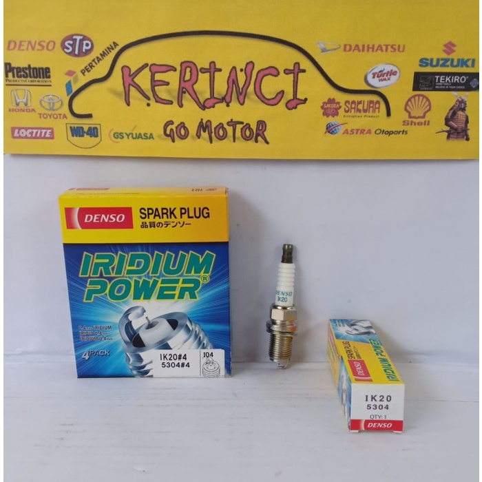 Cod - Busi Honda Brio - Civic Genio Iridium Denso Ik20 - Busi Iridium Kode 042