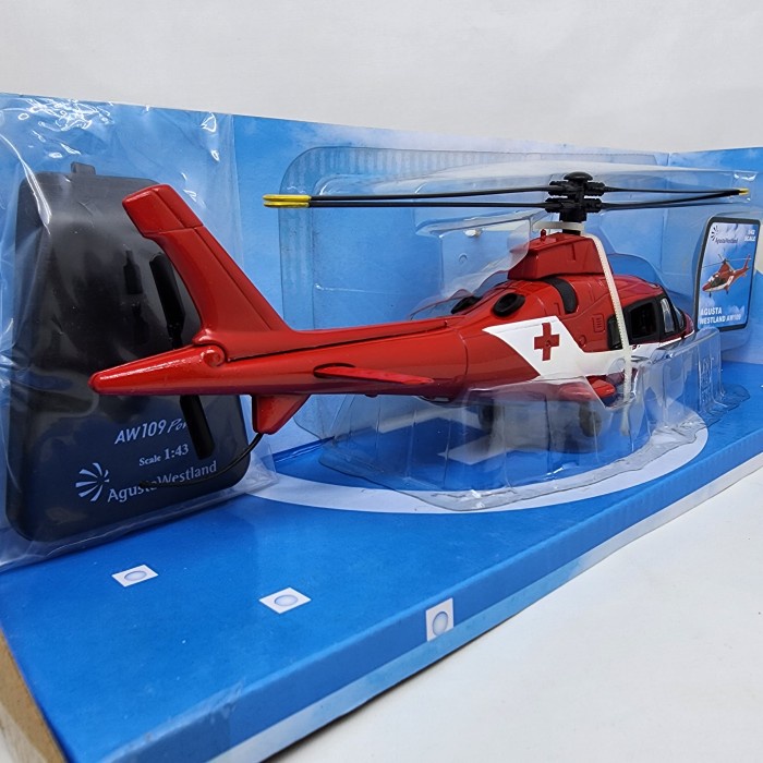 DIECAST HELICOPTER AGUSTA AW109 AIR AMBULANCE NEWRAY 1:43 SKY PILOT