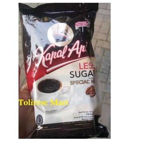 

Kopi Kapal Api Less Sugar Special Mix 10 Sachet