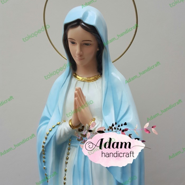 Patung Maria Lourdes 1 meter - patung maria 100 cm - patung gereja