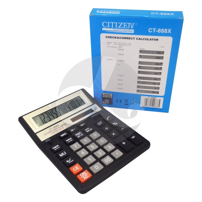 

CALCULATOR CITIZEIV CT 888X KALKULATOR 12 DIGIT CT-888X