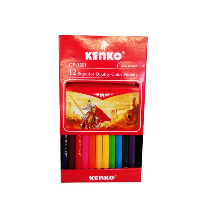 

Pensil Warna Kenko Classic CP.12H Pendek