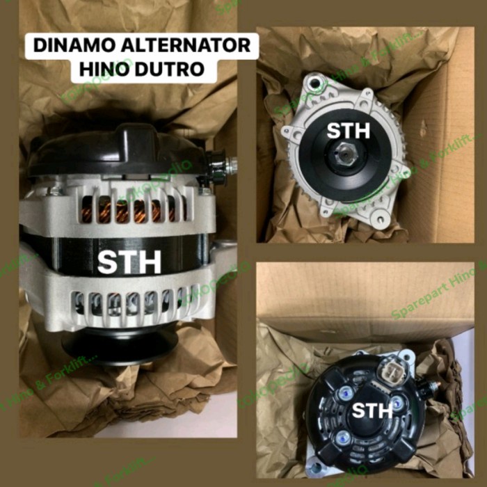 alternator hino dutro 12v dyna 130 ht ( model std ) tokolarisjaya