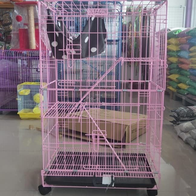 Kandang Kucing / Kandang Tingkat / Kandang Octagon C -239