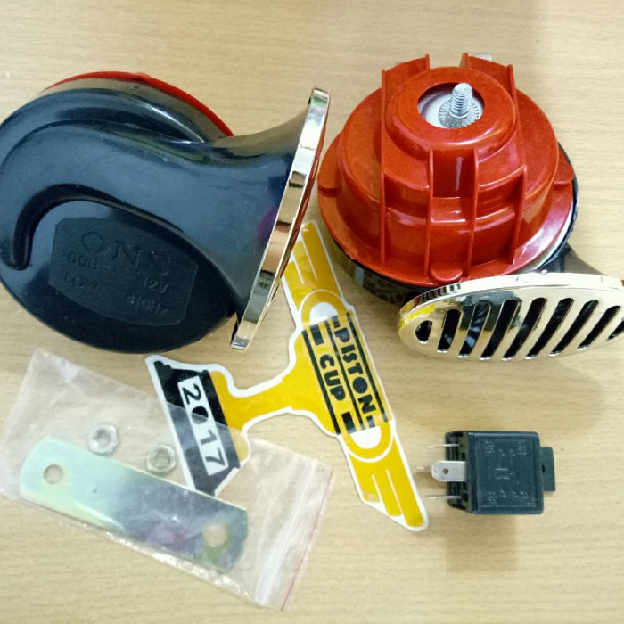 Klakson Keong + Relay Riley Klakson Motor / Klakson Motor Keong Double star