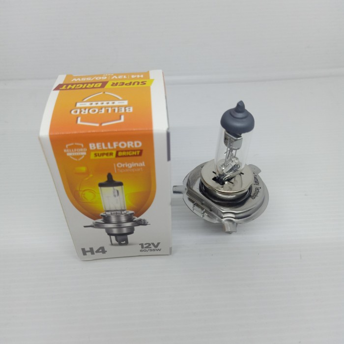 Lampu bohlamp H4 12v 60/55w halogen Made in Jerman Lampu utama mobil star