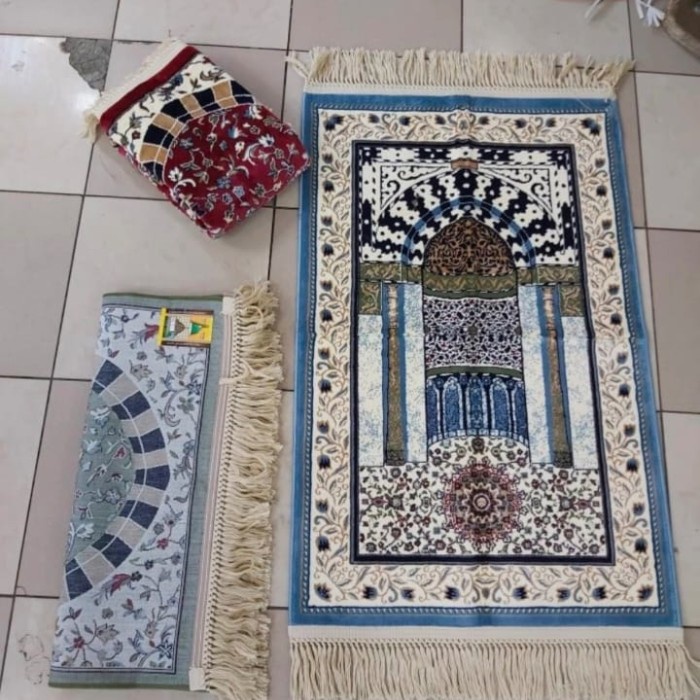 [Original] Sejadah Turki Carpet Raudhah/ Sejadah Tebal 10 Mm Terbaru