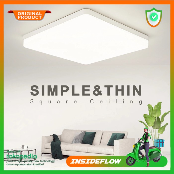 Promo Lampu Led Plafon Rumah Minimalis Kotak Square Ceiling Light