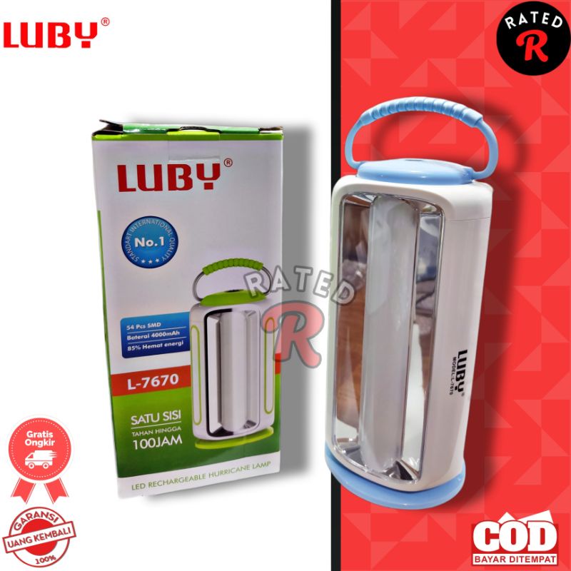 Lampu Emergency Luby 7670/ Emergency 3 Sisi/ L7670/ L-7670
