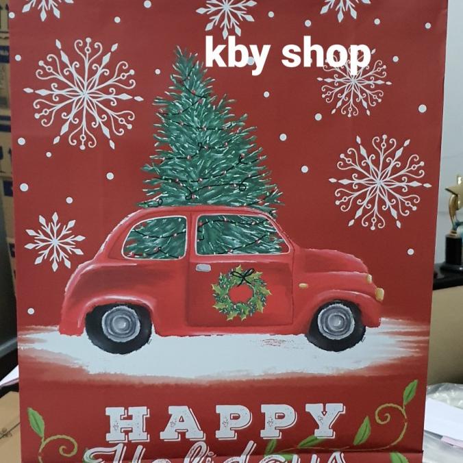 

Eceran- Shopping Bag Natal 40X30Cm Vertical Paper Bag Christmas Kode 246