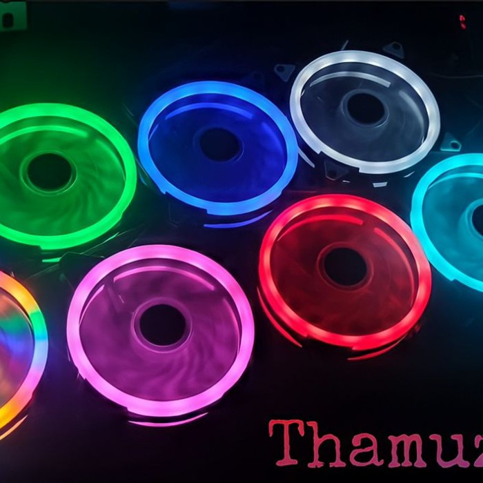 XBT Fan Casing 12CM LED RING - Fan Case XB-112 - Ungu OR