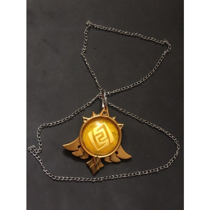 Kalung Genshin Impact Vision Cosplay Props Resin Aksesoris Mihoyo Ready