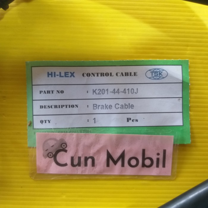 kabel rem tangan timor belakang sebelah kanan k201-44-410j cintavera