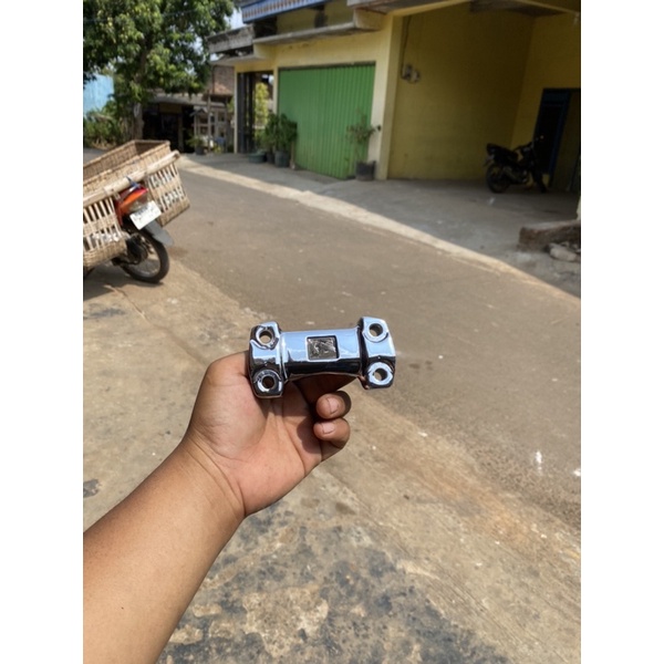 raiser reser reiser klem stang stir cbr cb150r mp mono krom crom chrom chrome ori original ahm