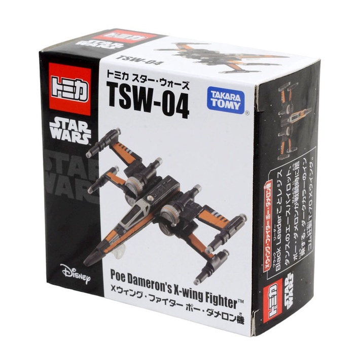 TOMICA STAR WARS TSW-04 POE DAMERON'S X-WING FIGHTER