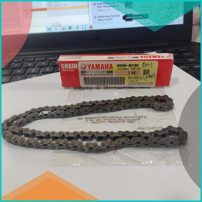 RANTAI KETENG SCORPIO/Z, NEW SCORPIO-Z YAMAHA 94568-B3104 20JVLZ3 per