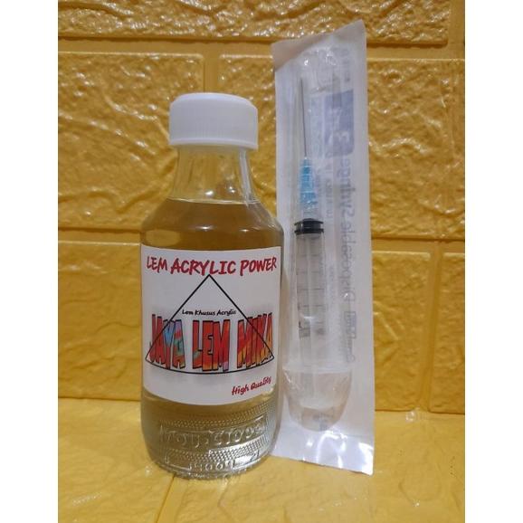 

Promo - Lem akrilik/Acrylic 150 ML+suntikan ,,
