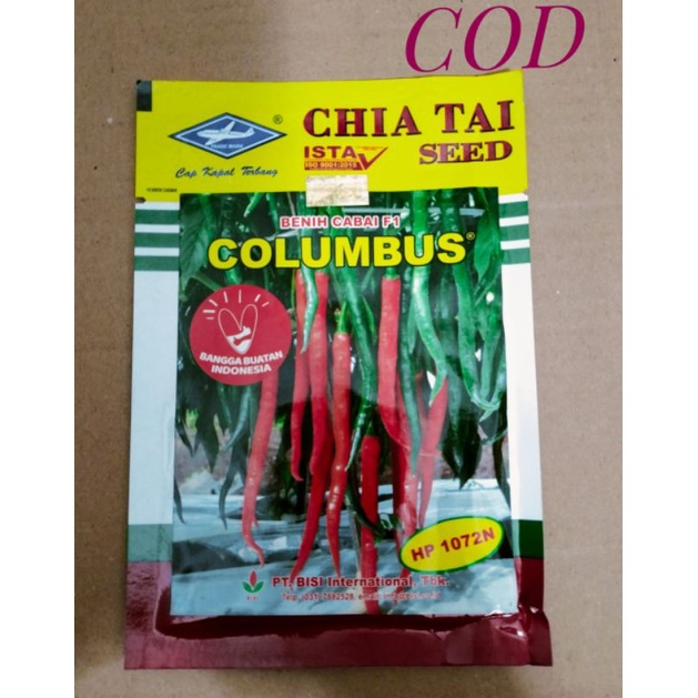 Benih Cabe Besar Columbus isi 10 gram