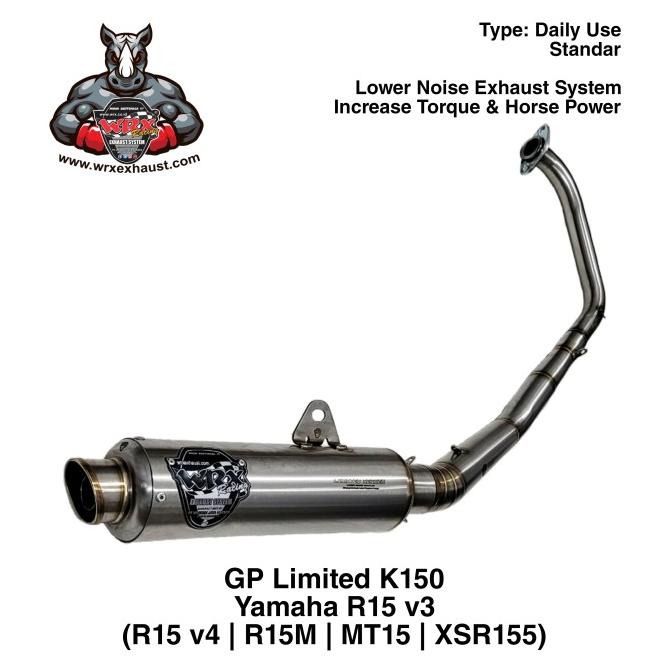 Knalpot WRX GP Limited K150 R15 v3